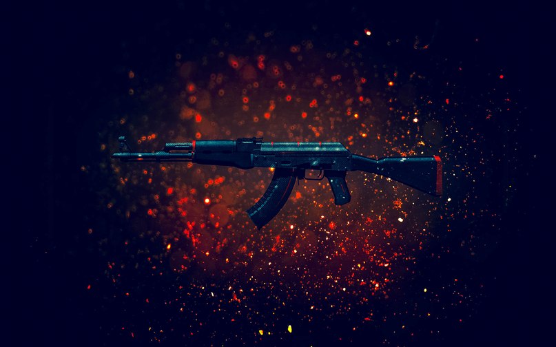 скрафтить АК-47 Красная линия